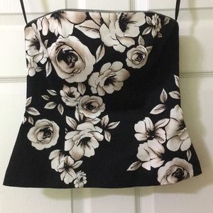 EUC WHBM strapless sleeveless top